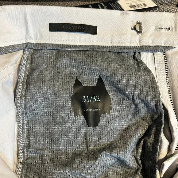 Greyson Armonk 5-Pocket Trouser Pants - Size 31/32 - Pebble - Picture 4 of 5